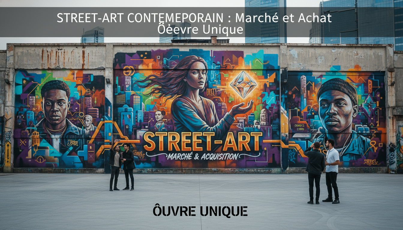 Street-Art Contemporain : Marché et Achat Œuvre Unique