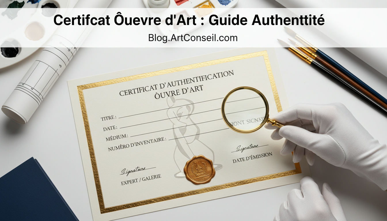 Certificat Œuvre d’Art : Guide Authenticité
