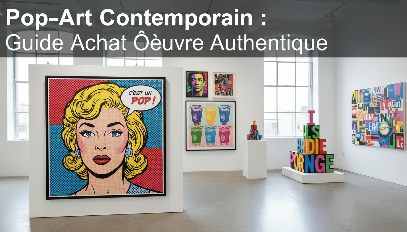 Pop-Art Contemporain : Guide Achat Œuvre Authentique
