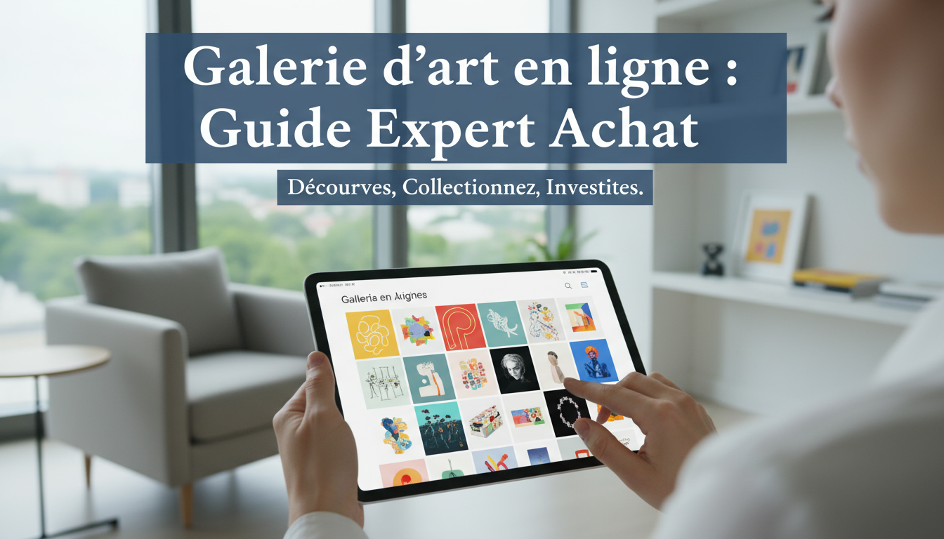 Galerie d’art en ligne : Guide Expert Achat