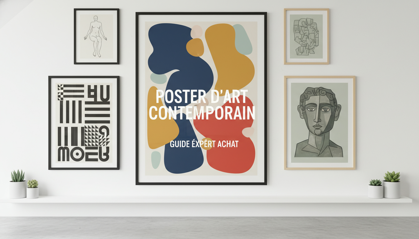 Poster d’art contemporain : Guide expert achat